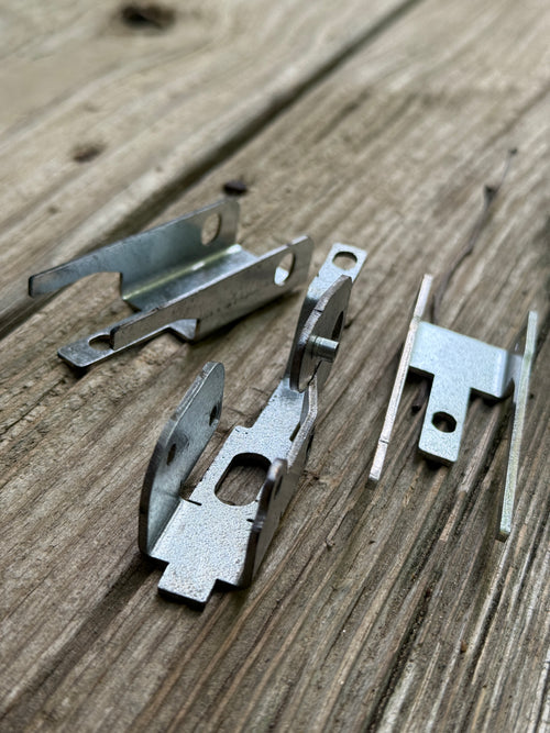 Steel reinforcement plate kit and hardware for Leber V2 style lowers
