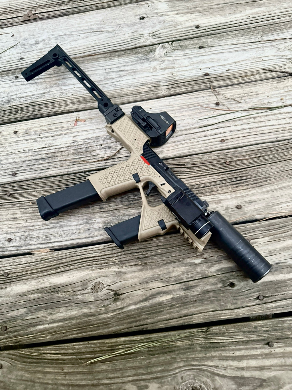 McClane Defense Sentinel  PDW Grip Module for Ruger RXM