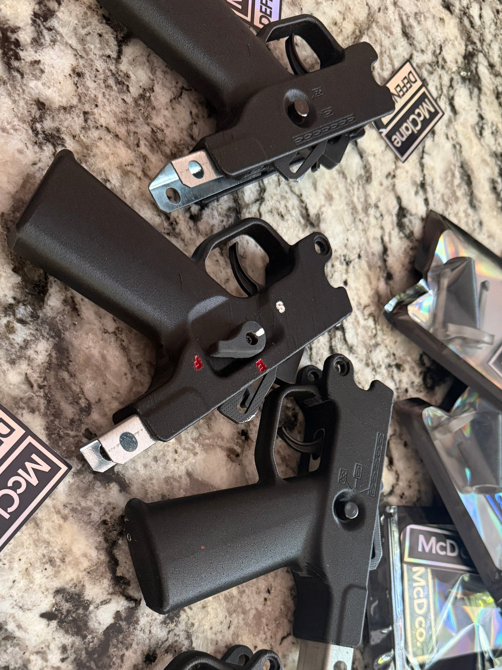 Selector Cut-McClane Defense MP5 Trigger Housing and forced reset Package With ARC Fire Switch