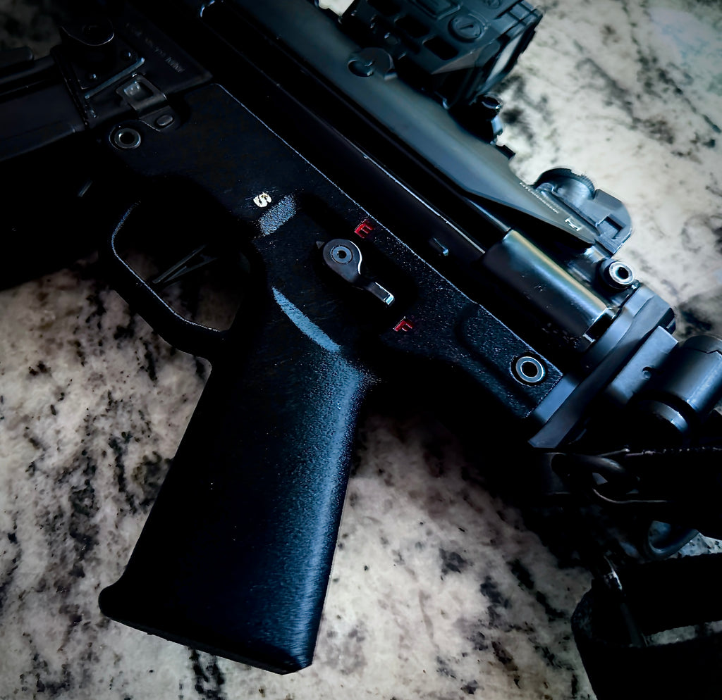 Selector Cut-McClane Defense MP5 Trigger Housing and forced reset Package With ARC Fire Switch