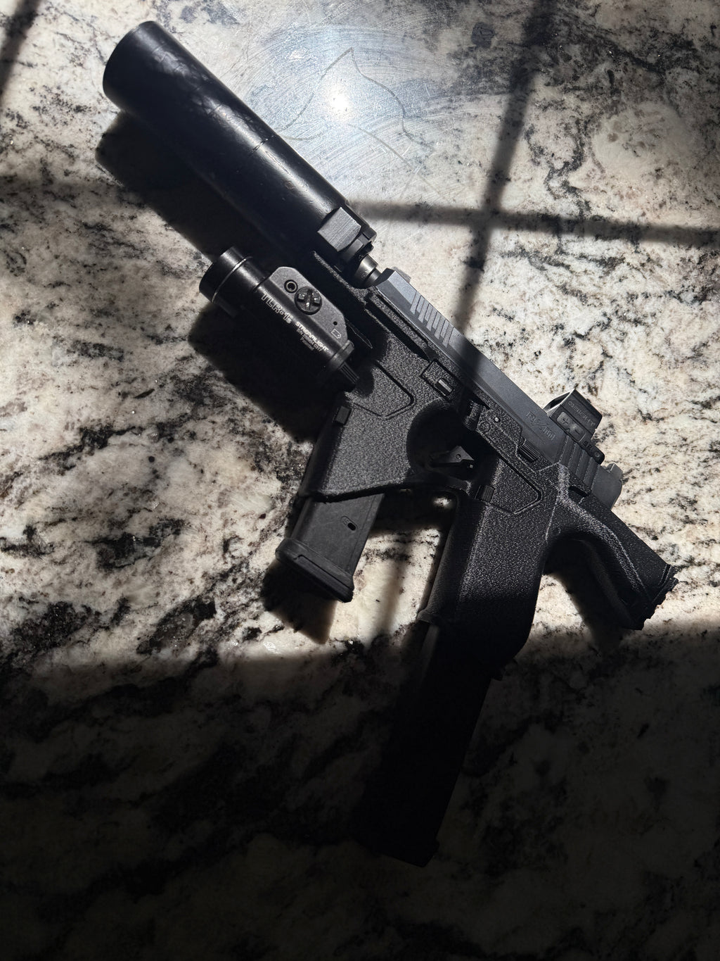 McClane Defense Co Sentinel LITE PDW Grip Module for Ruger RXM