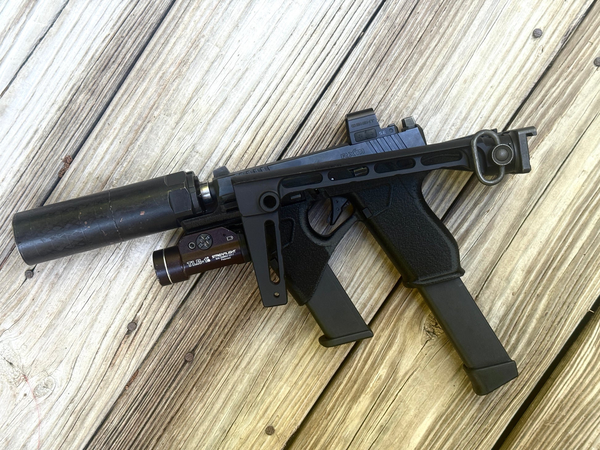 McClane Defense Co Sentinel LITE PDW Grip Module for Ruger RXM