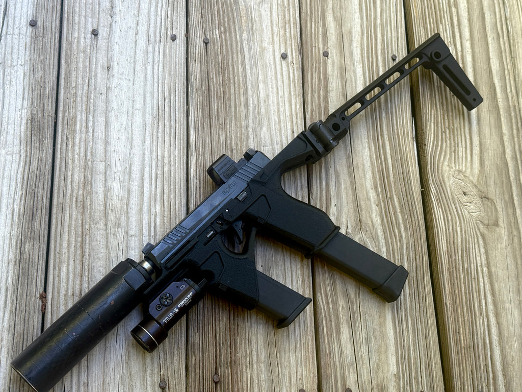 McClane Defense Co Sentinel LITE PDW Grip Module for Ruger RXM