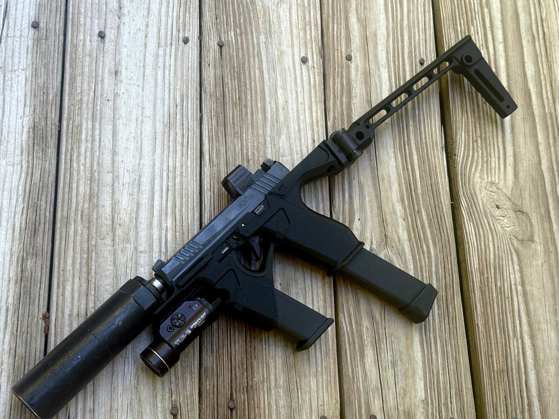McClane Defense Co Sentinel LITE PDW Grip Module for Ruger RXM